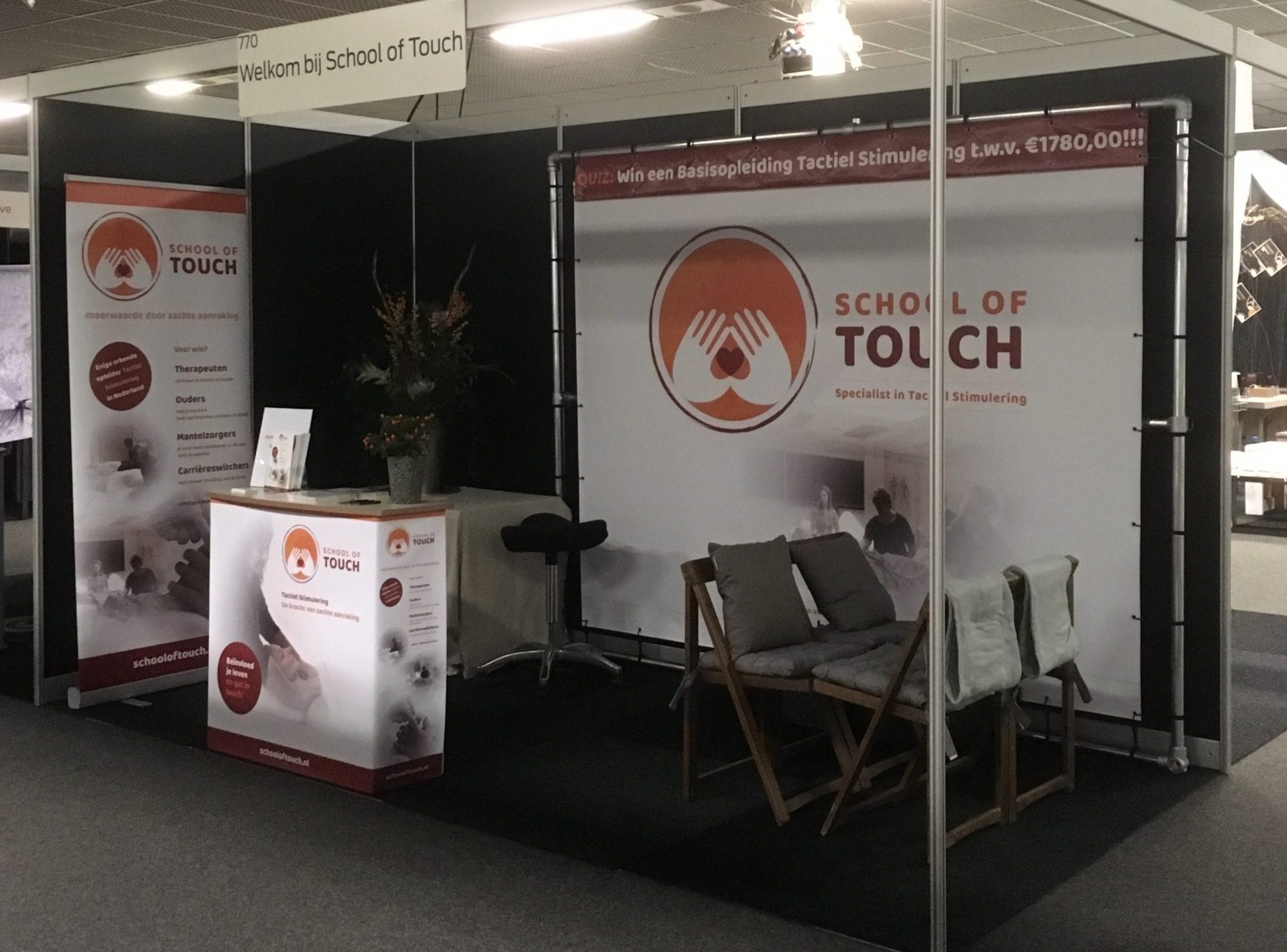 15 en 16 maart School of Touch op Massage-Complementaire Vakbeurs Hoevelaken