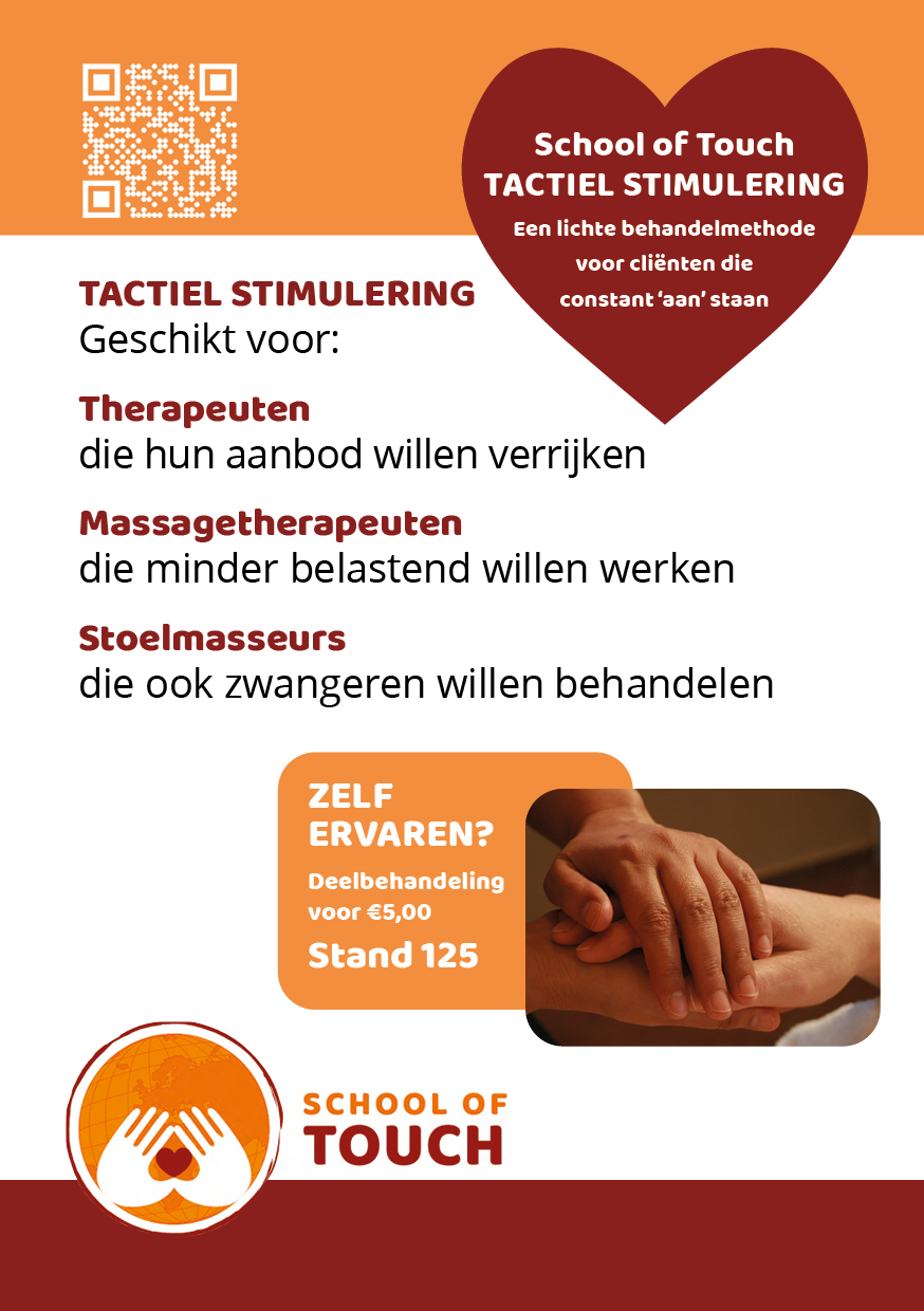 Massage & Complementaire Vakbeurs 19 en 20 april 2024